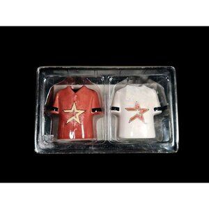 2009 Astros Baseball Team Salt & Pepper Shaker NOS 3" gift
